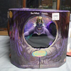 Disney's Sea Witch Ursula Doll Great Villains 1997 Mattel 17575 NRFB